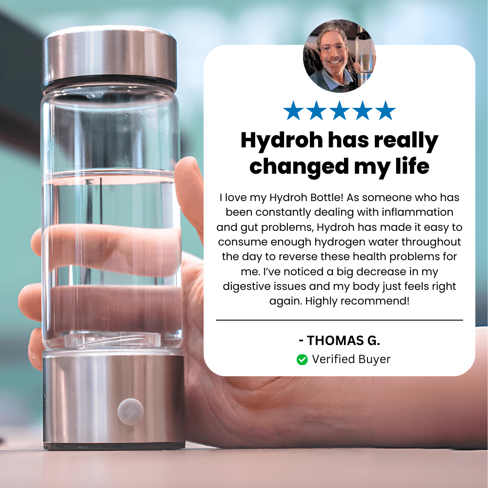 Posturaco™ Hydrogen Water Bottle – Portable Hydrogen-Infused Water Generator