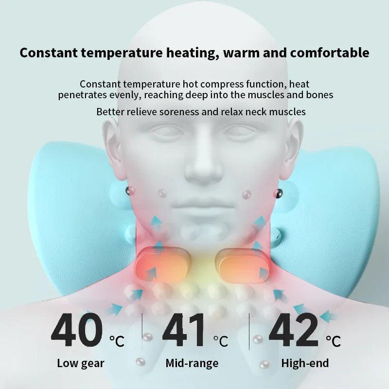 NeckEase Pro Massager - Deep Tissue Neck Relief with Heat & Pulse Technology