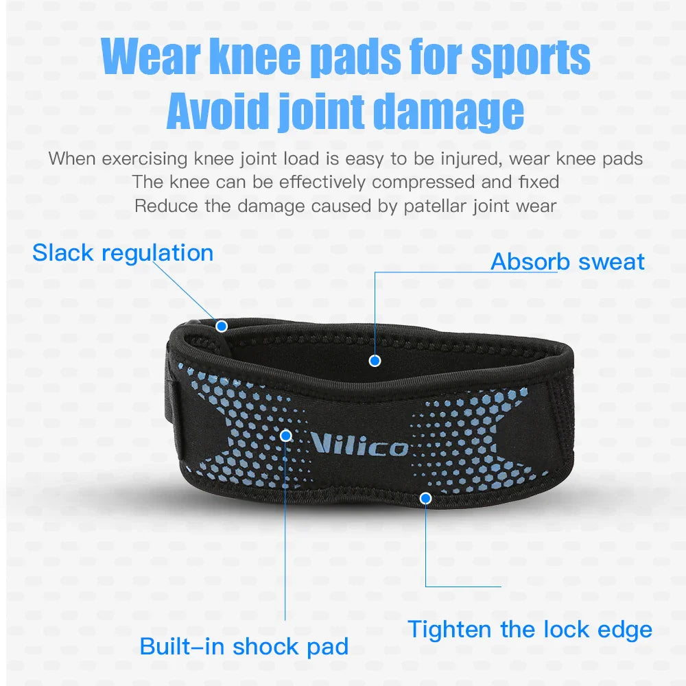 Patella Knee Strap – Adjustable Patellar Tendon Support Band & Knee Brace