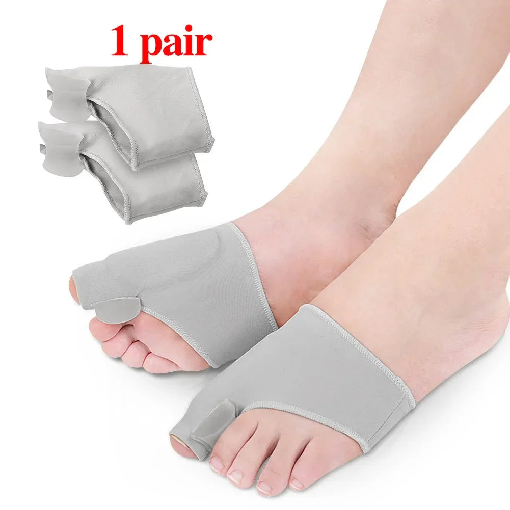 Silicone Bunion Corrector & Toe Separator – Hallux Valgus Orthotic Gel Sock for Foot Pain Relief & Toe Alignment