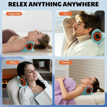 NeckEase Pro Massager - Deep Tissue Neck Relief with Heat & Pulse Technology