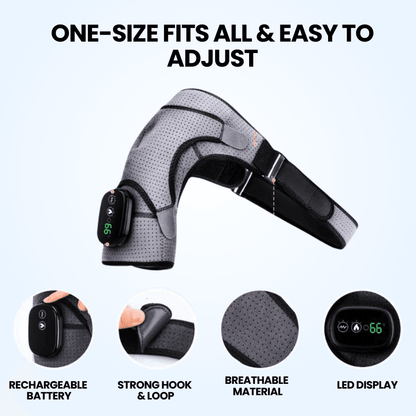Posturaco™ 3-in-1 Shoulder Massager – Deep Tissue Kneading, Heat & Vibration Therapy for Neck & Upper Back Relief