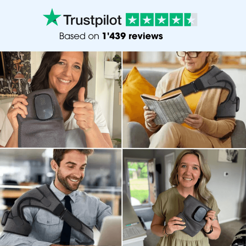 Posturaco™ 3-in-1 Shoulder Massager – Deep Tissue Kneading, Heat & Vibration Therapy for Neck & Upper Back Relief