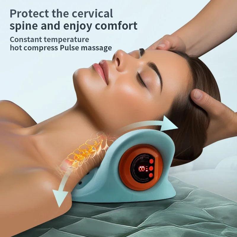 NeckEase Pro Massager - Deep Tissue Neck Relief with Heat & Pulse Technology