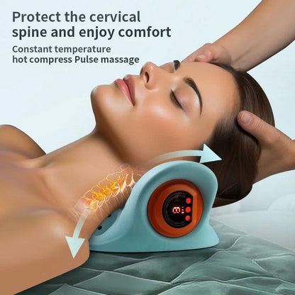 NeckEase Pro Massager - Deep Tissue Neck Relief with Heat & Pulse Technology