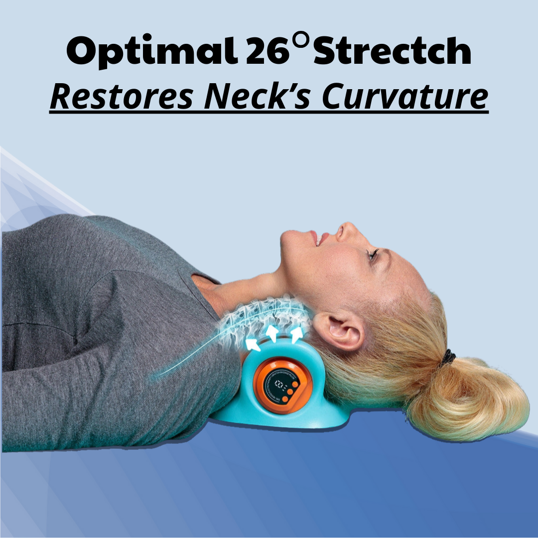 NeckEase Pro Massager - Deep Tissue Neck Relief with Heat & Pulse Technology