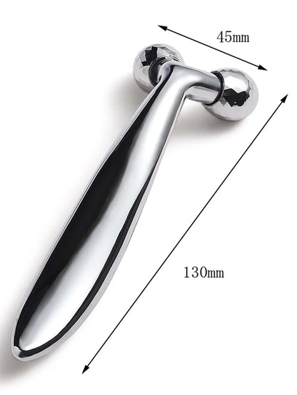 3D Face Rolling Massager – Y-Shaped Manual Facial Lift & Wrinkle Remover Roller