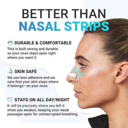Magnetic Nasal Breathing Dilator Kit (30 Days) | Anti-Snoring & Sports Air-Intake