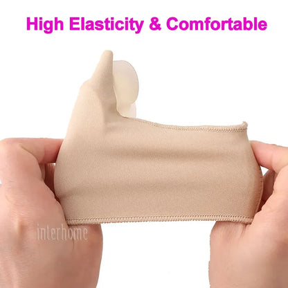 Silicone Bunion Corrector & Toe Separator – Hallux Valgus Orthotic Gel Sock for Foot Pain Relief & Toe Alignment