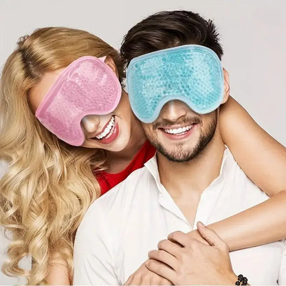New Gel Eye Mask for Hot and Cold Compress – Cooling Plush Ice Bag for Sleeping and Beauty Eye Care