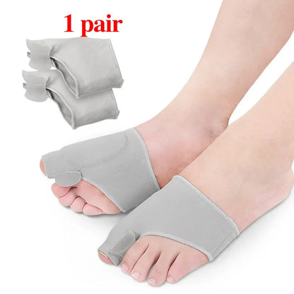 Silicone Bunion Corrector & Toe Separator – Hallux Valgus Orthotic Gel Sock for Foot Pain Relief & Toe Alignment