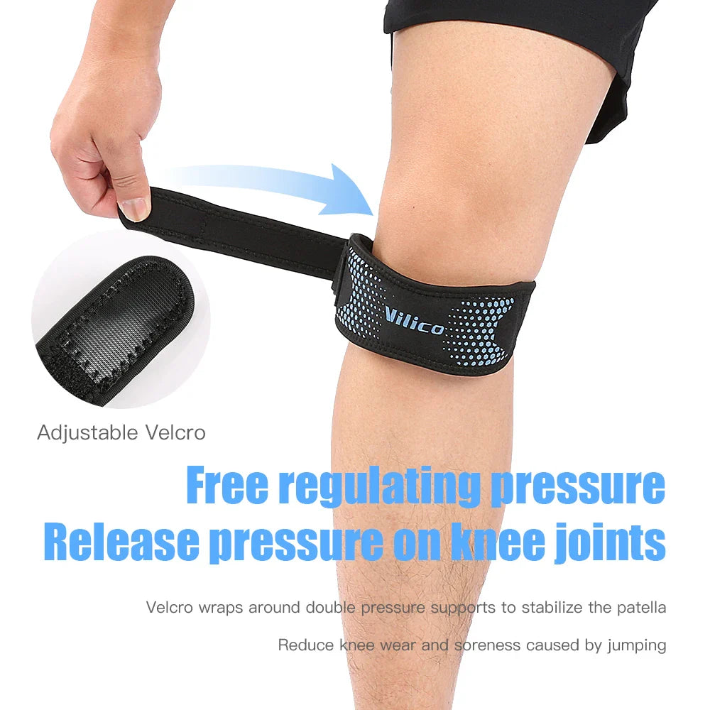 Patella Knee Strap – Adjustable Patellar Tendon Support Band & Knee Brace