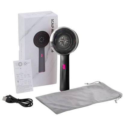 Electric Hair Regrowth Brush – Infrared Light Scalp Massager Comb for Hair Loss Prevention & Circulation Boost