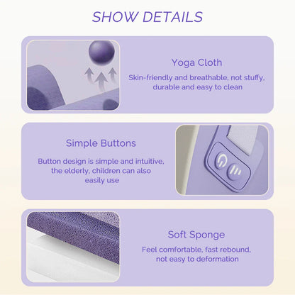 Foreverlily 6D Rechargeable Neck & Shoulder Massage Pillow – Ergonomic Kneading Cervical Massager for Back, Waist & Legs