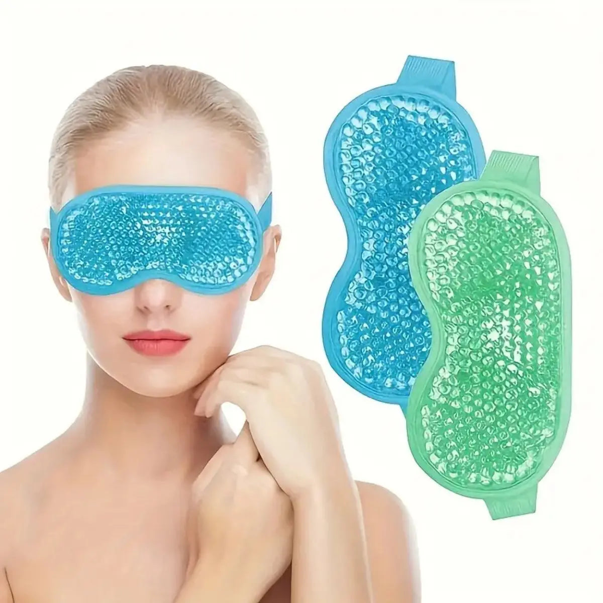 New Gel Eye Mask for Hot and Cold Compress – Cooling Plush Ice Bag for Sleeping and Beauty Eye Care