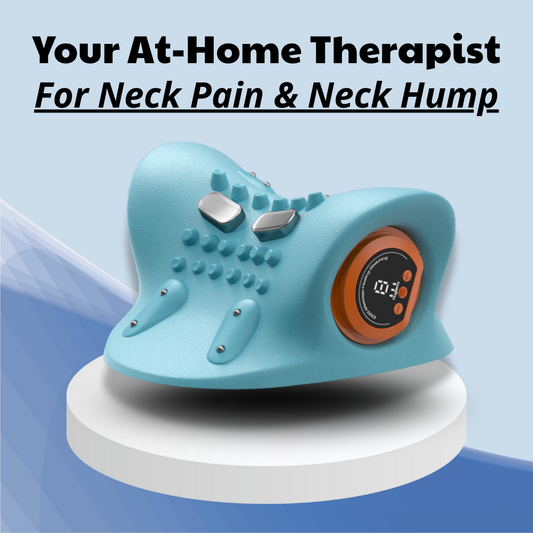 NeckEase Pro Massager - Deep Tissue Neck Relief with Heat & Pulse Technology