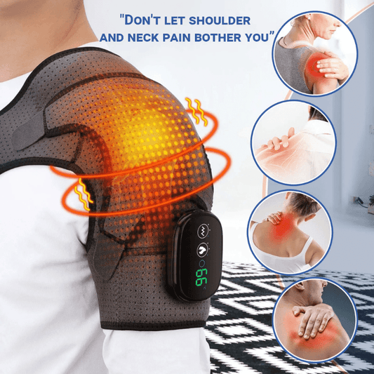 Posturaco™ 3-in-1 Shoulder Massager – Deep Tissue Kneading, Heat & Vibration Therapy for Neck & Upper Back Relief
